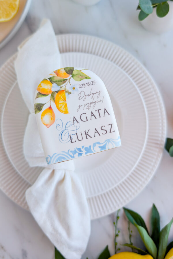 LEMON ścianka- podziękowania dla gości - obrazek 2