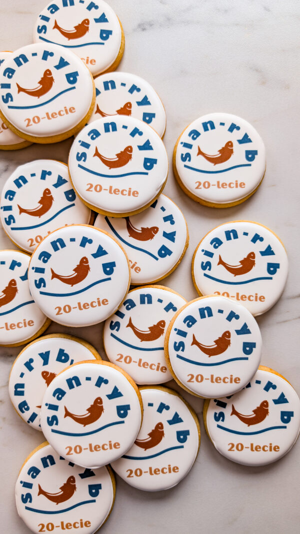 EVENTOWE- ciasteczka reklamowe z logo- okrągłe 4cm - obrazek 3