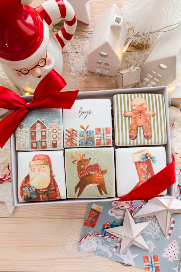 CHRISTMAS MAGIC- zestaw pierniczków świątecznych dla firm z logo
